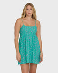 Island Heat Mini Cover-Up - Green Tropics