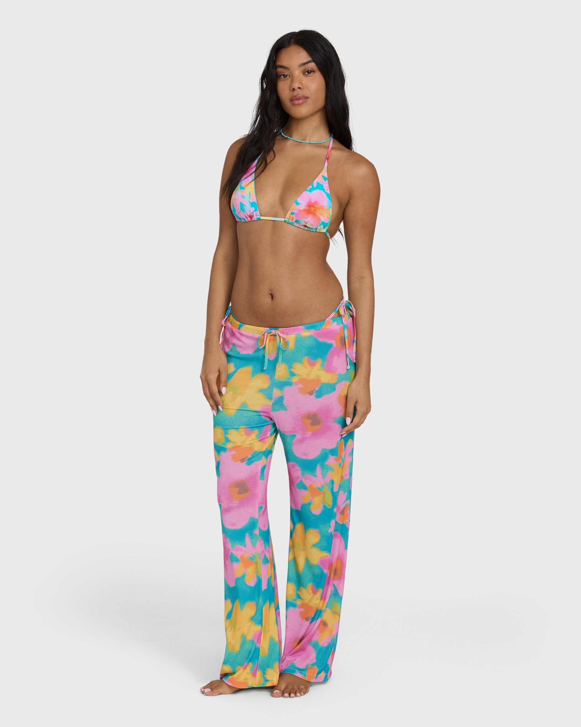 Lookin Fresh Cover-Up Pants - Ocean Spray