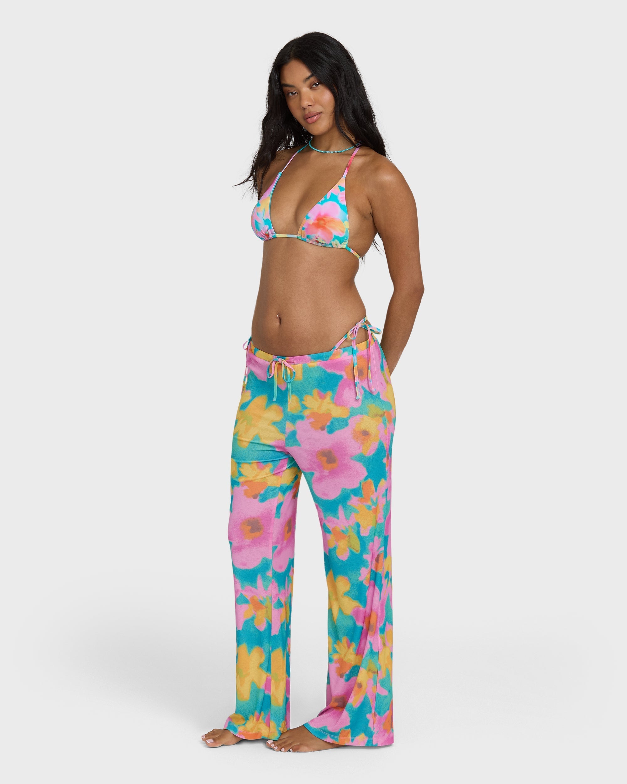 Lookin Fresh Cover-Up Pants - Ocean Spray