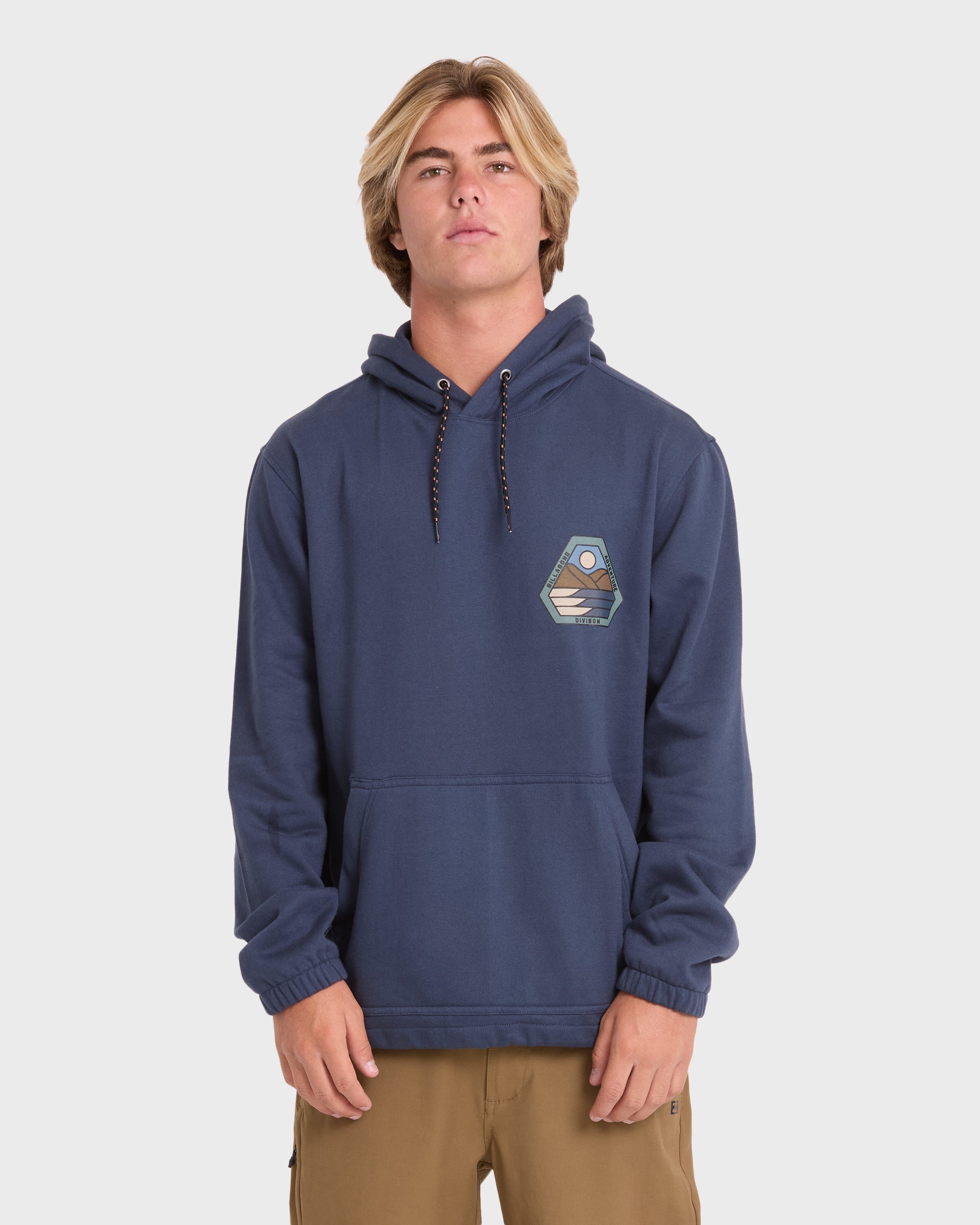 A/Div Compass Pullover Hoodie - Blue Graphite