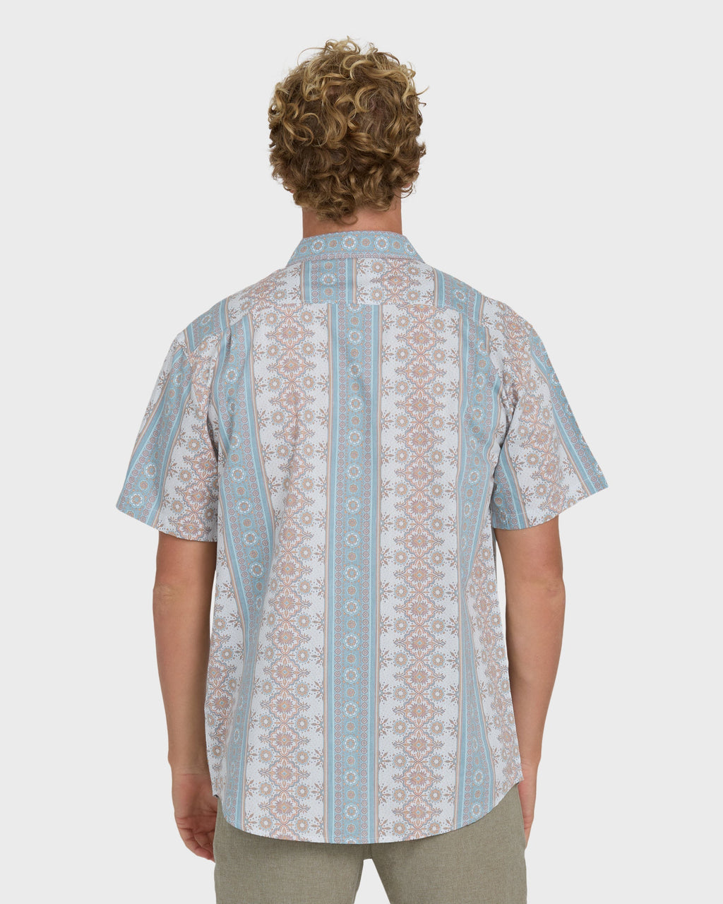 Sundays Short Sleeve Woven Shirt - Blue Fog