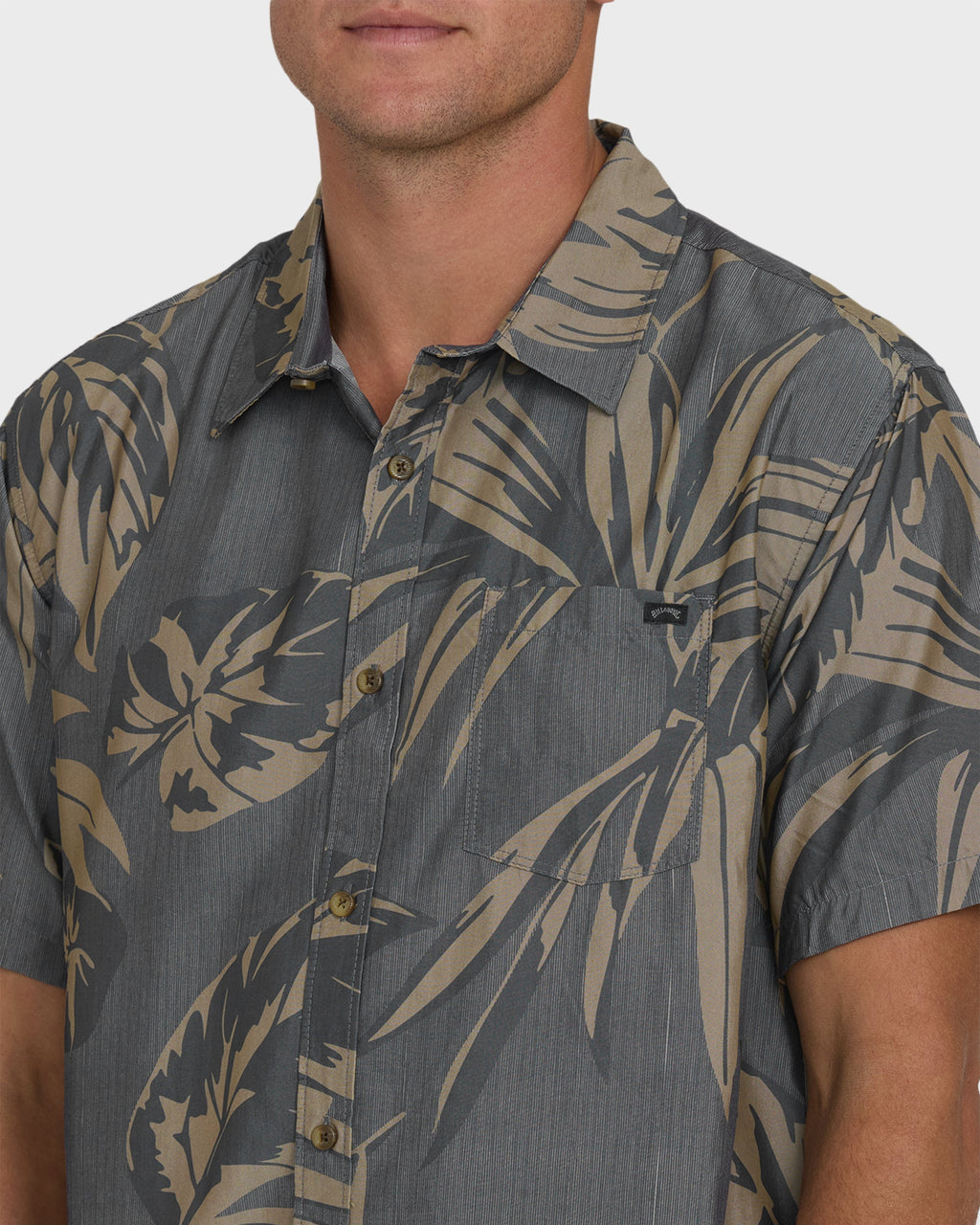 Sundays Lounge Short Sleeve Woven Shirt - Black
