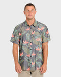 Sundays Lounge Short Sleeve Woven Shirt - Phantom