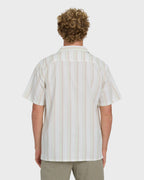 Victoria Vacay Short Sleeve Woven Shirt - White Sand