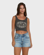All Day Paradise Tank Top - Off Black