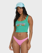 Hibiscus Minds Tank Top - Green Tropics