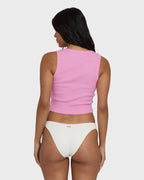 Newly Found Tank Top - Party Pink