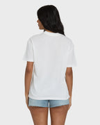 Highs And Lows Short Sleeve Knit T-Shirt - Salt Crystal