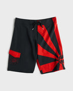 A.I. Rising Sun Pro 22 Boardshorts - Black/Red