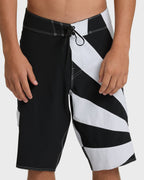 A.I. Rising Sun Pro 22 Boardshorts - Black/White