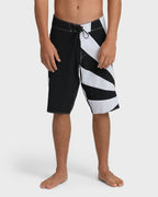 A.I. Rising Sun Pro 22 Boardshorts - Black/White