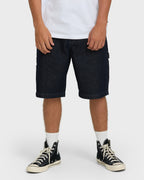 Bad Dog 22 Denim Shorts - Dark Denim