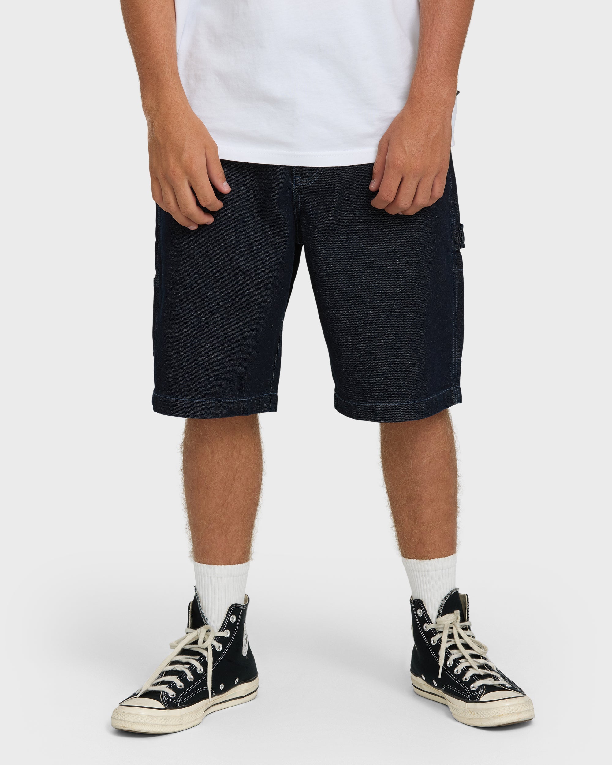 Bad Dog 22 Denim Shorts - Dark Denim