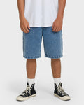 Bad Dog 22 Denim Shorts - Faded Denim