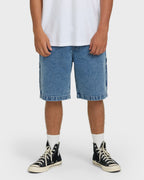 Bad Dog 22 Denim Shorts - Faded Denim