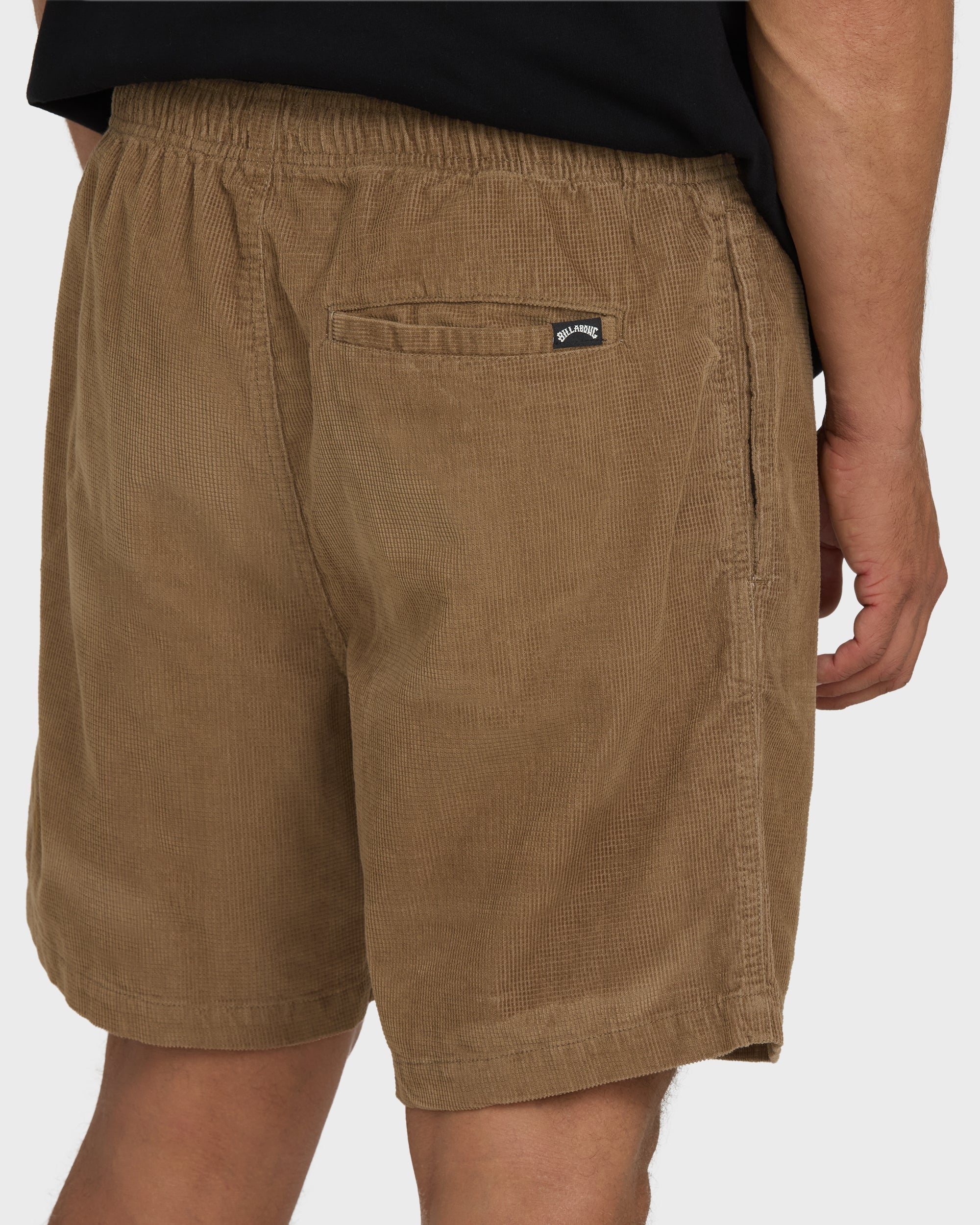Larry Layback 17 Corduroy Shorts - Vintage Khaki