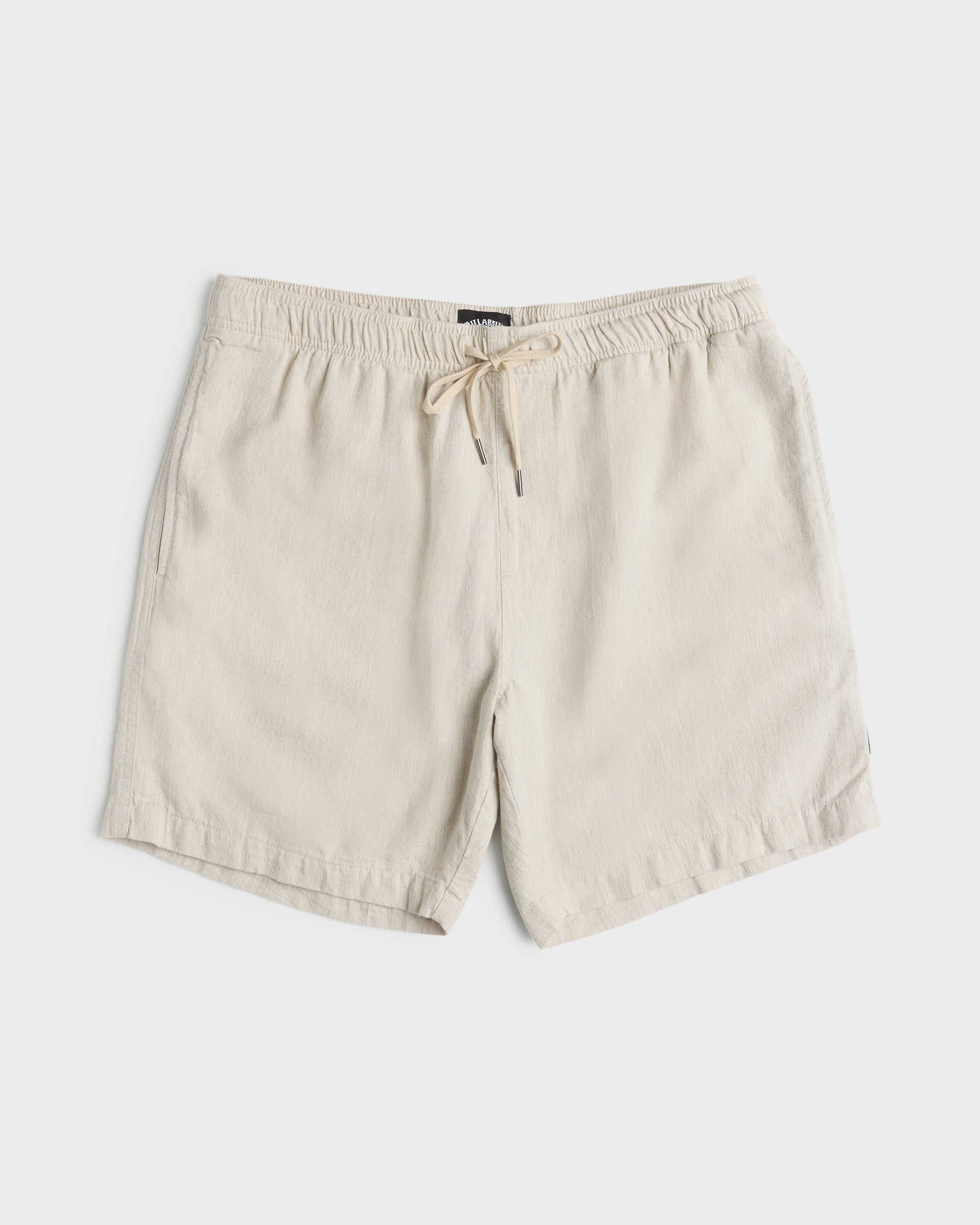 San O Layback Linen Shorts - Oatmeal Heather