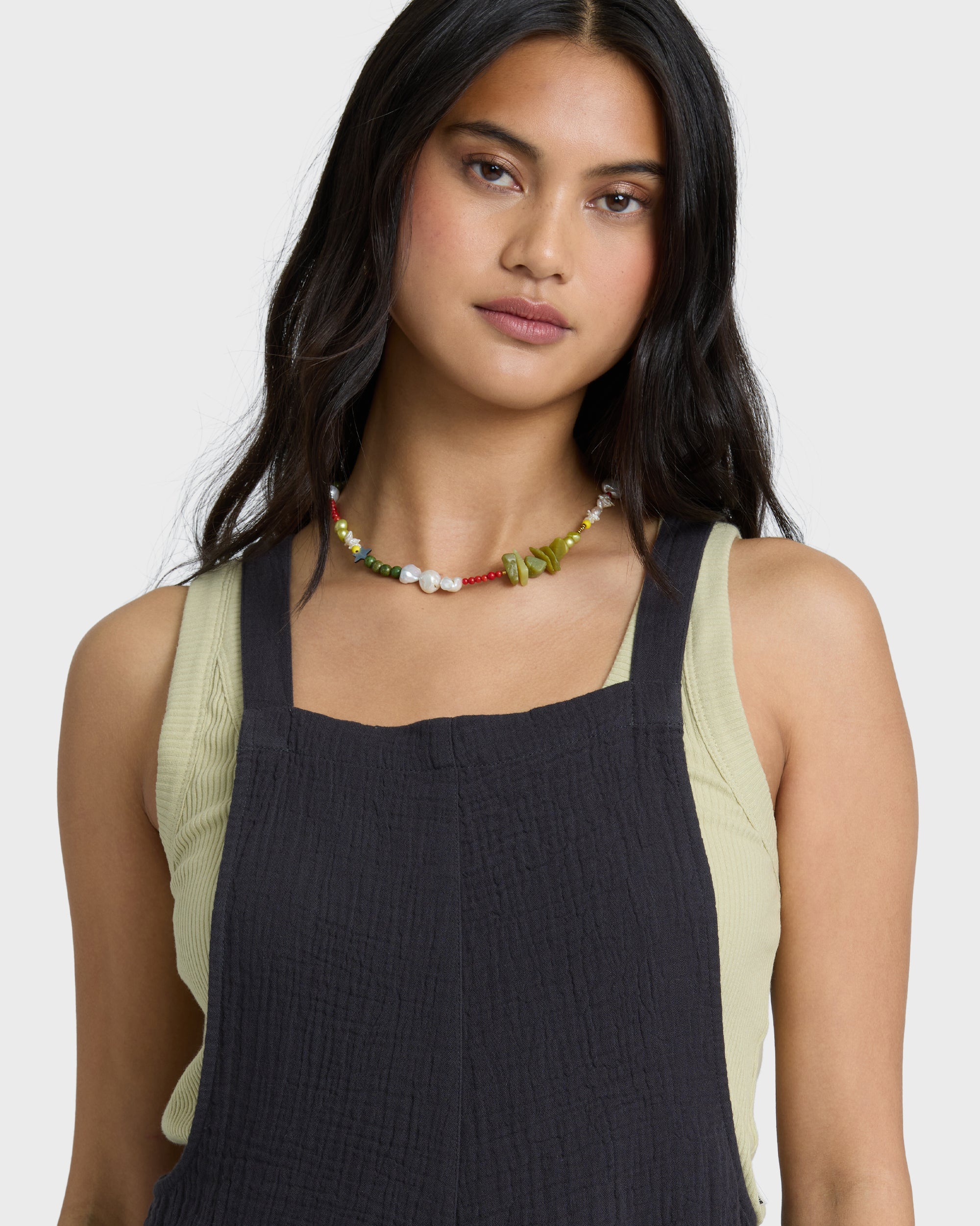 Beach Crush Romper - Black Sands