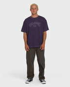 Dash OG Short Sleeve Knit T-Shirt - Purple Velvet