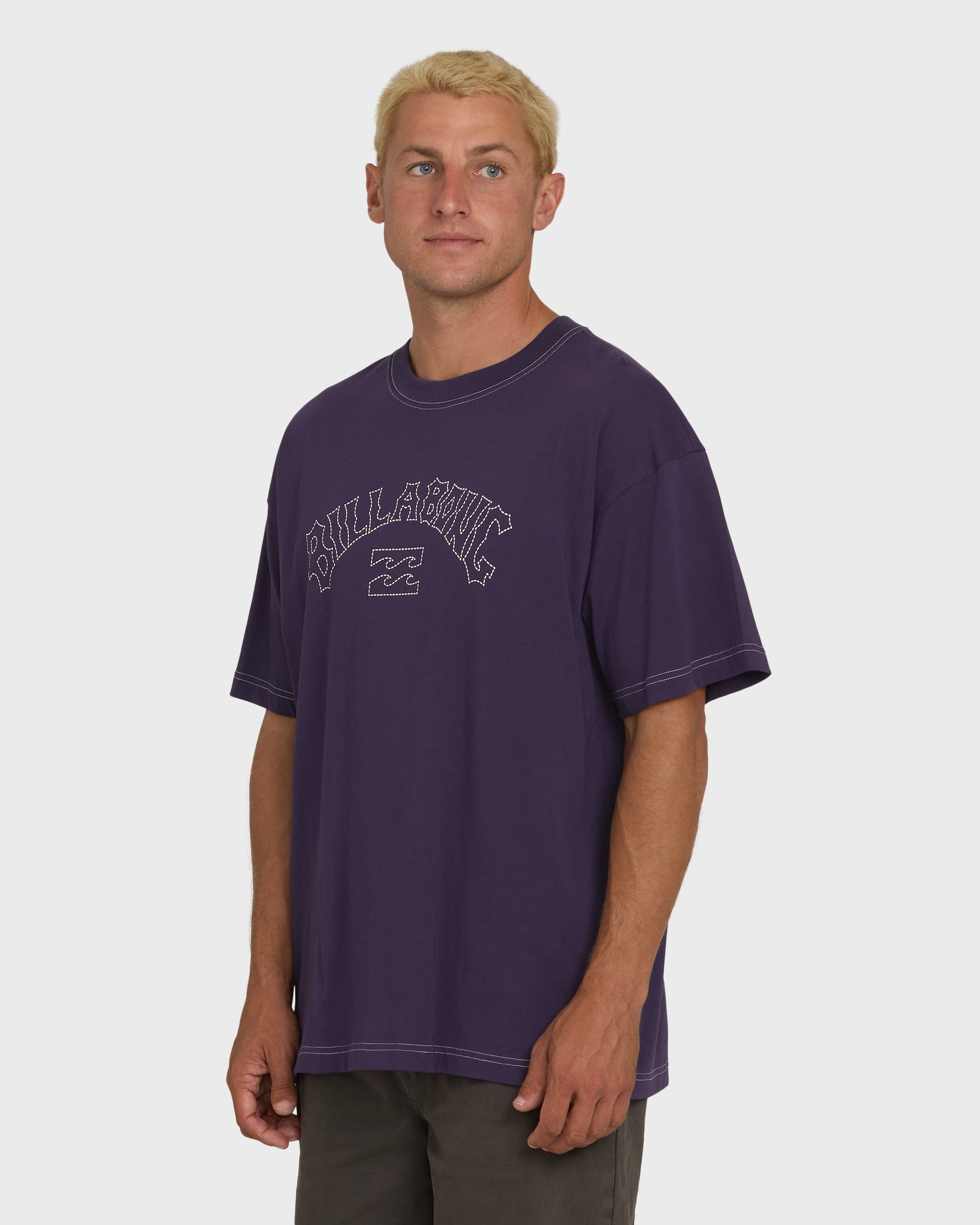 Dash OG Short Sleeve Knit T-Shirt - Purple Velvet