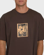 Link OG Short Sleeve Knit T-Shirt - Chocolate Brown