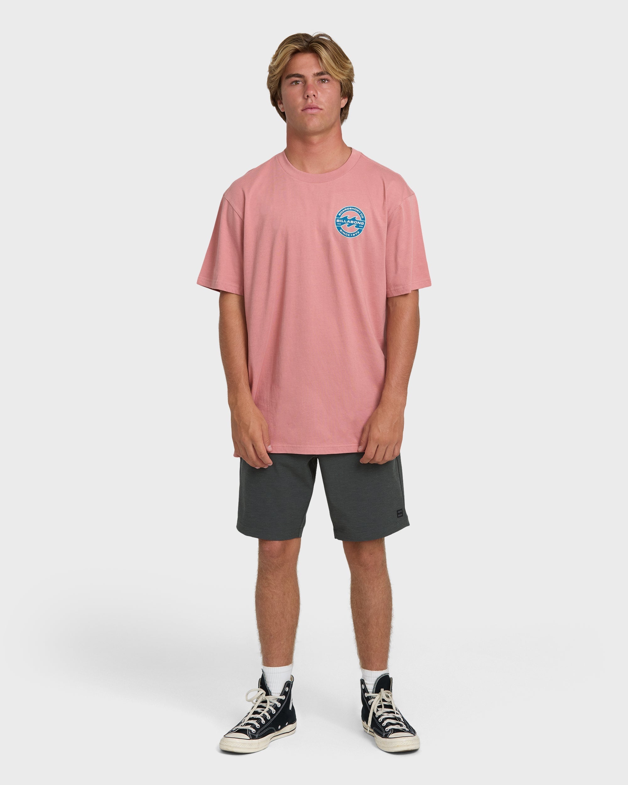 Hollow Fill Premium Short Sleeve T-Shirt - Ash Rose