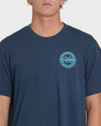 Hollow Fill Premium Short Sleeve T-Shirt - Dark Denim
