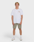 Rotor Diamond Premium Short Sleeve Graphic T-Shirt - White