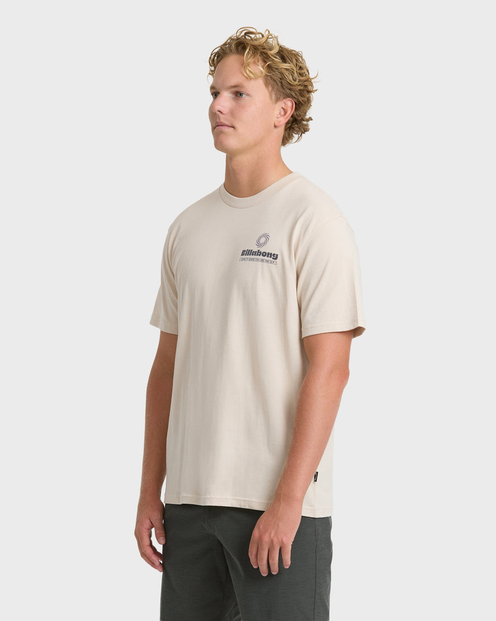 Single Fin Premium Short Sleeve T-Shirt - Oatmeal