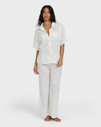 Beach Livin Woven Shirt - Salt Crystal