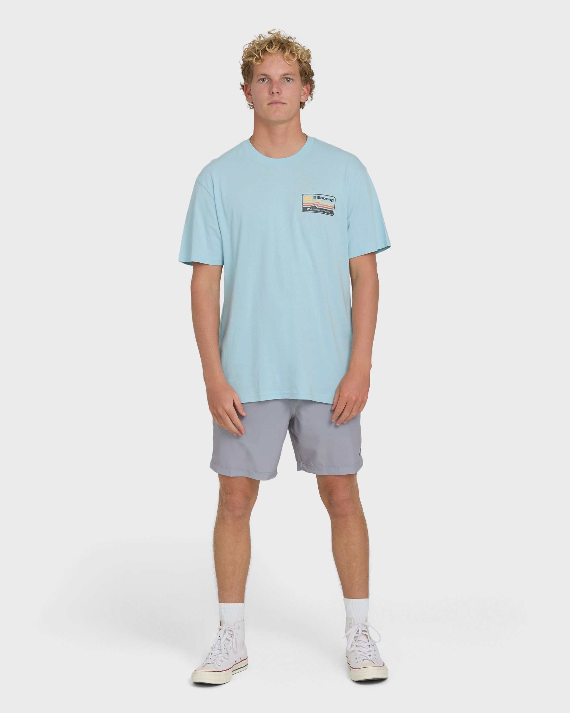 A/Div Range Premium Short Sleeve T-Shirt - Winter Sky