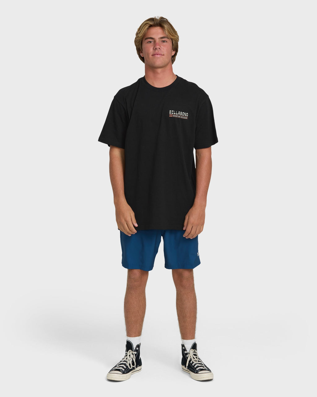 A/Div Agave Premium Short Sleeve Cotton T-Shirt - Black