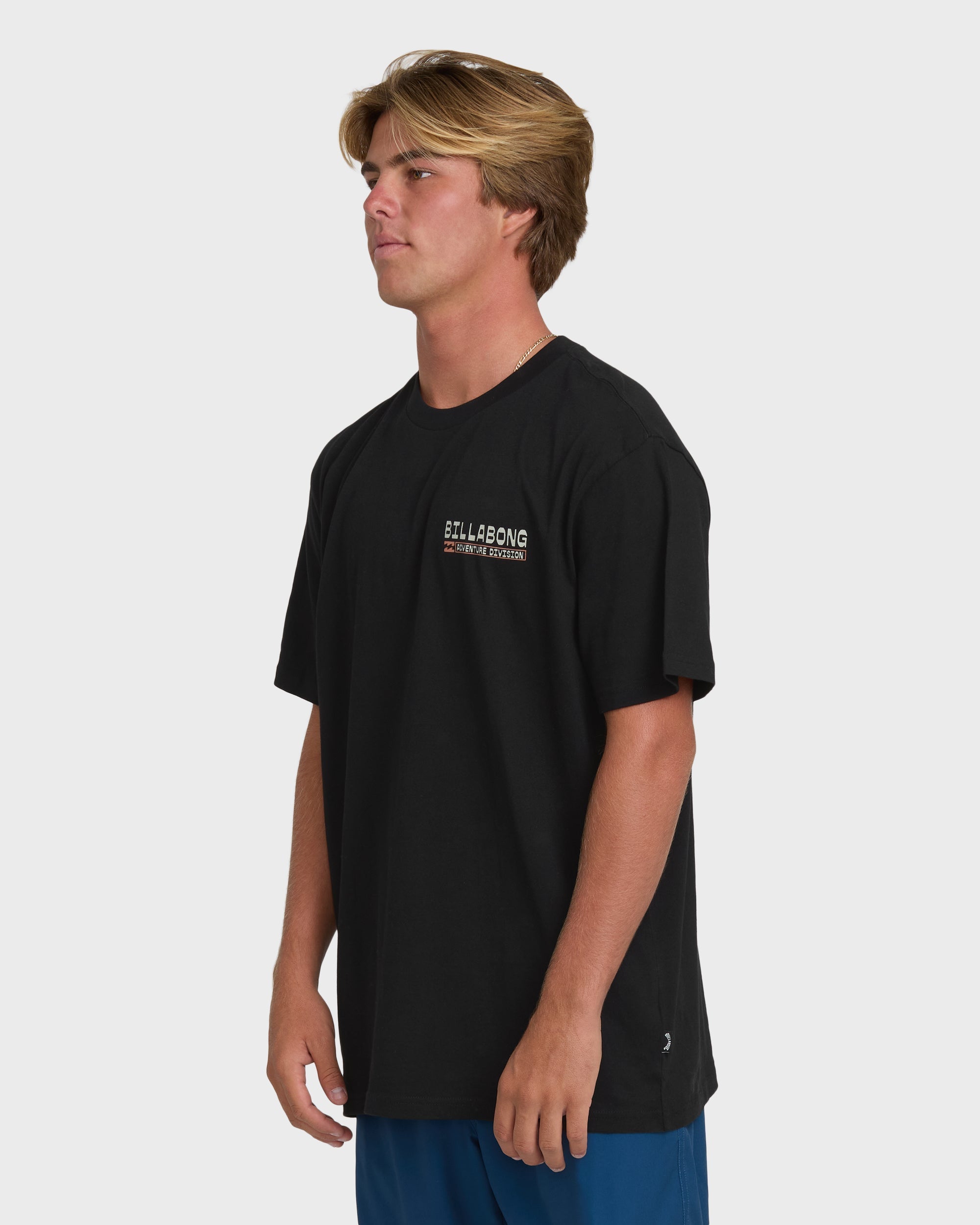 A/Div Agave Premium Short Sleeve Cotton T-Shirt - Black