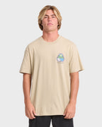 A/Div Rockies Premium Short Sleeve Knit T-Shirt - Sand Khaki
