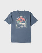 Adventure Division Sun Down Premium Short Sleeve Knit T-Shirt - China Blue