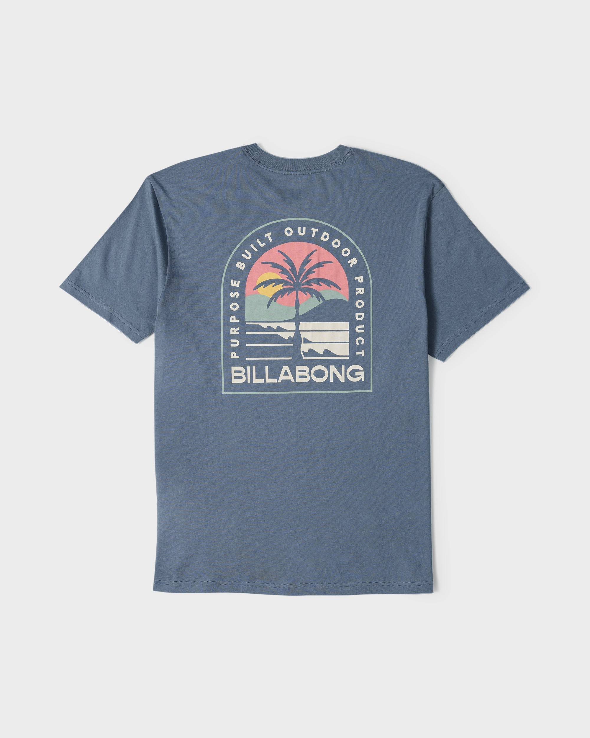 Adventure Division Sun Down Premium Short Sleeve Knit T-Shirt - China Blue