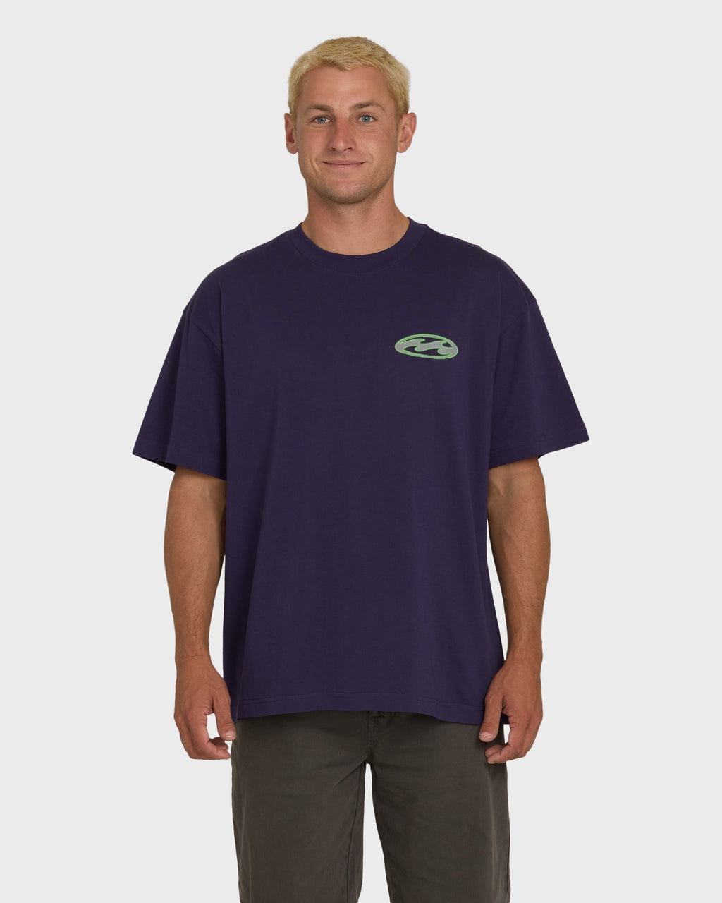 Bad Dog Tonedawg OG Short Sleeve Knit T-Shirt - Purple Velvet