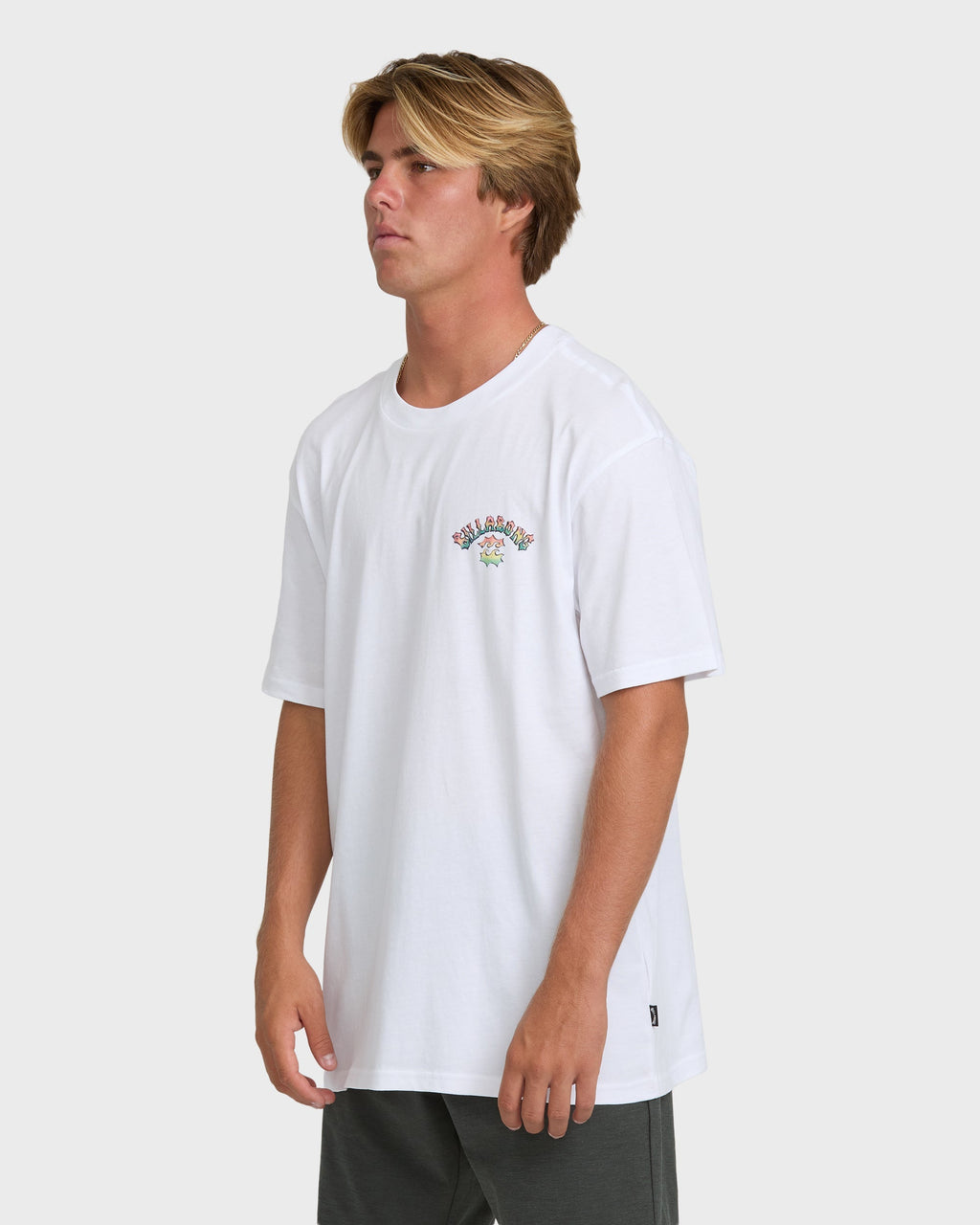 Nanda Ormond Occy Premium Short Sleeve Knit Graphic T-Shirt - White