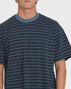 Garage Sandon Short Sleeve Knit T-Shirt - True Navy