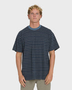 Garage Sandon Short Sleeve Knit T-Shirt - True Navy