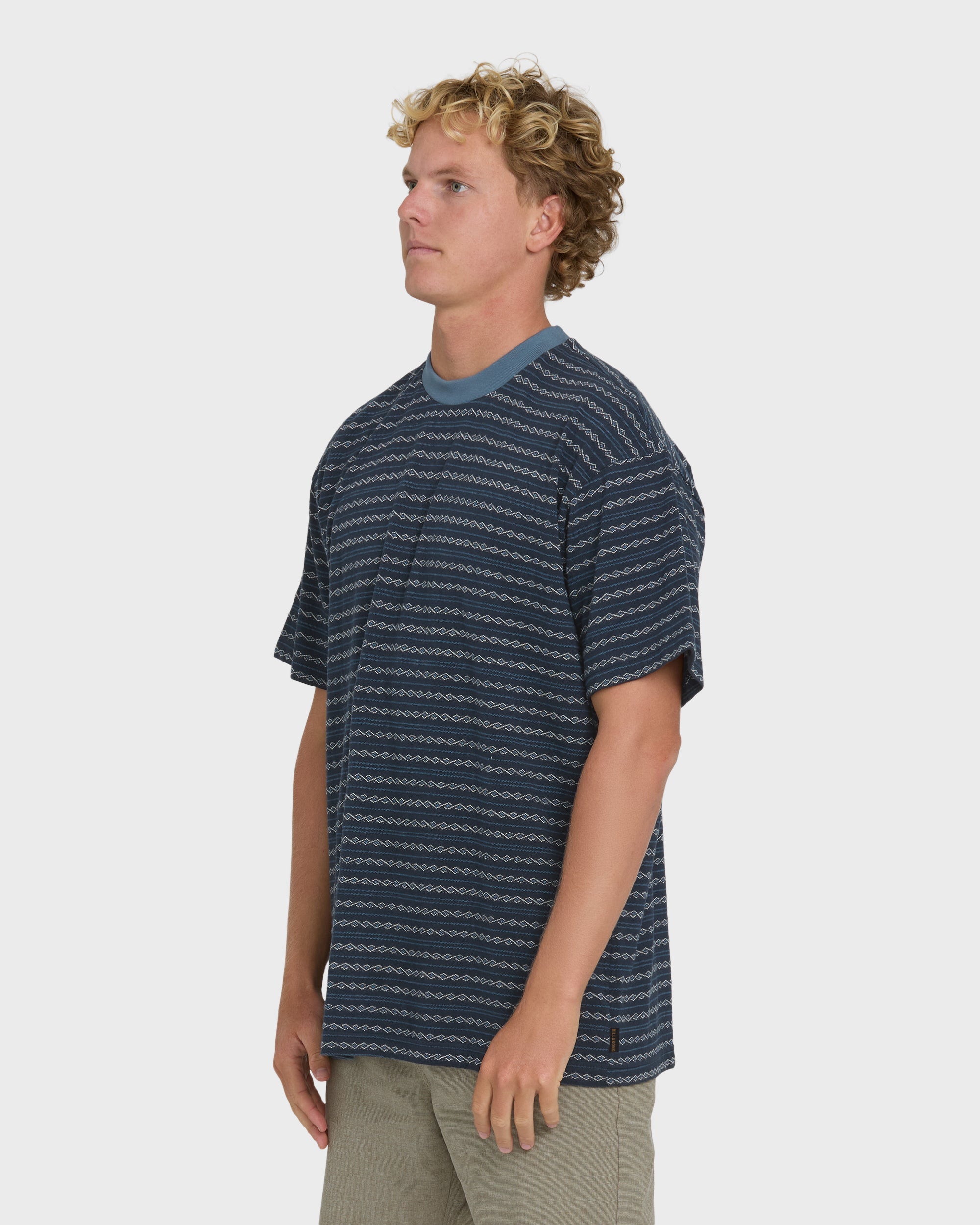 Garage Sandon Short Sleeve Knit T-Shirt - True Navy