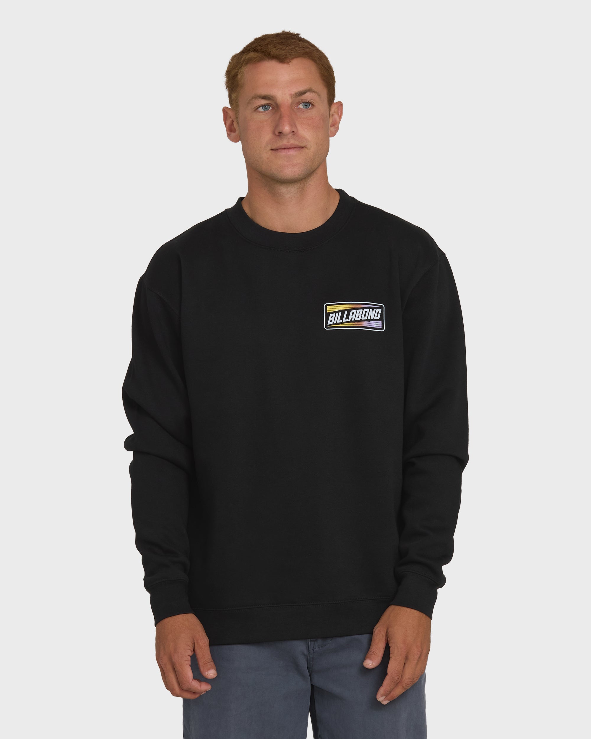 Walled Crewneck Sweatshirt  - Black