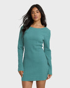 Dream Life Mini Dress - Bay Blue