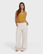 Need Now Sweater Tank Top - Wild Honey