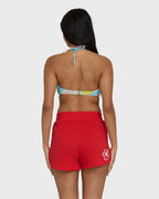 Vacay Forever Knit Shorts - Fiesta Red