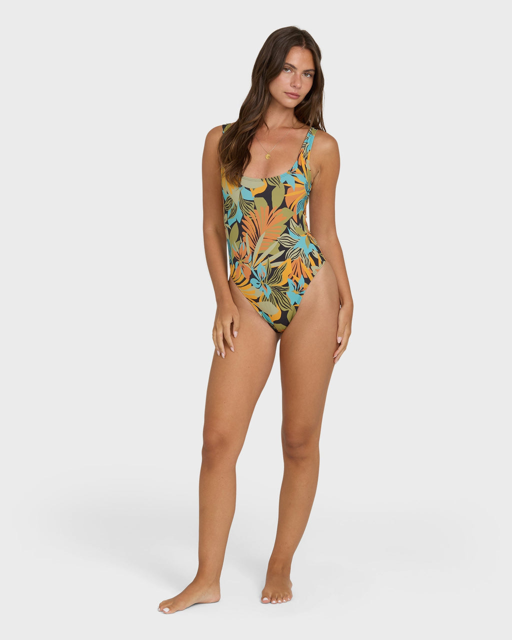 Des Tropiques One-piece Swimsuit - Black Multi