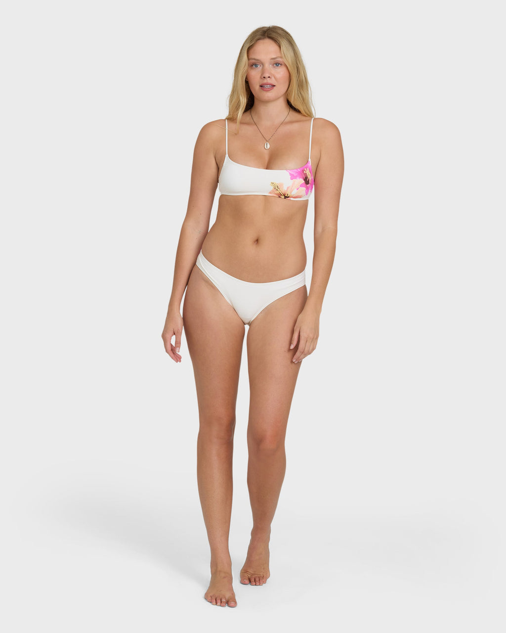 Sunny Shore Bondi Medium Bikini Bottom - Salt Crystal