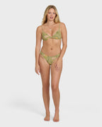 Vaca Soleil Bondi Medium Bikini Bottom - Cedar