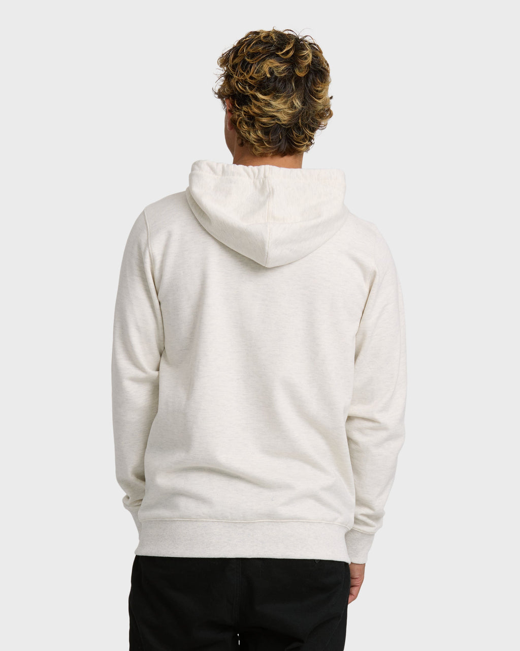 All Day Zip Front Hoodie - Oatmeal Heather.