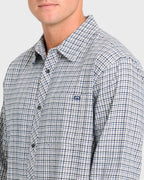 Coastline Long Sleeve Flannel Shirt - Off White